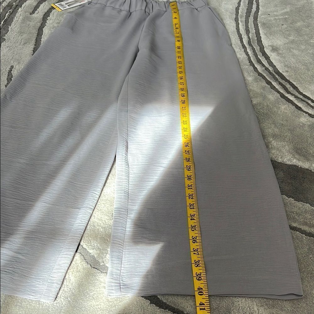 Hilary Radley Gray Wide Leg Pants High Waisted - Picture 6 of 10